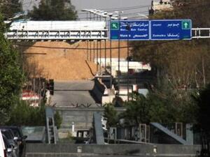 لافتة شرق دمشق تشير للاتجاه المؤدي لحي جوبر في صورة مقدمة من الوكالة العربية السورية للأنباء
