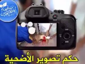 فتوى تحرم تصوير الاضحية