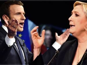 ماكرون ولوبين الى الجولة الثانية من انتخابات الرئاسة الفرنسية


