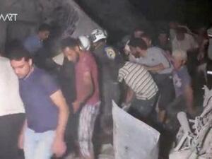 النظام يواصل حملته على إدلب والاهالي يفرون في طقس بارد

