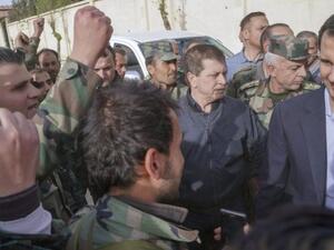 الأسد يزور مواقع الجيش في الغوطة الشرقية