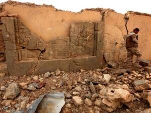 مجد نمرود يرقد في التراب بعد تدميره على يد داعش

