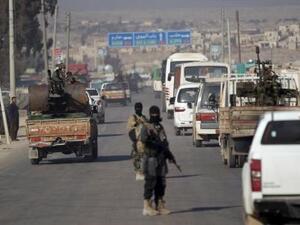 مقاتلان من تحالف جيش الفتح

