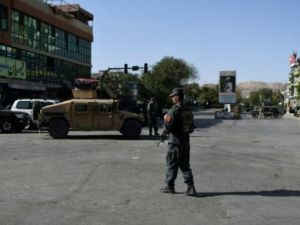 قوات امن افغانية في كابول

