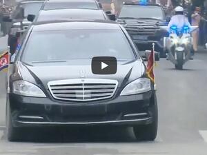 وصول "كيم" الى هانوي للقاء ترامب في موكب يخطف الانظار