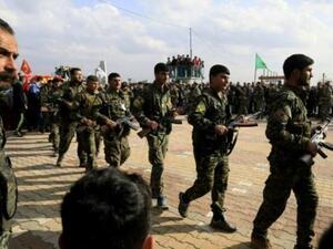 مقاتلون أكراد وعرب يتخلون عن قتال داعش للدفاع عن عفرين

