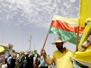 تظاهرة لأكراد سوريا في القامشلي
