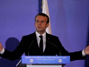 الرئيس الفرنسي إيمانويل ماكرون