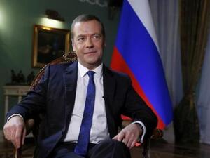 رئيس الوزراء الروسي ديمتري ميدفيديف
