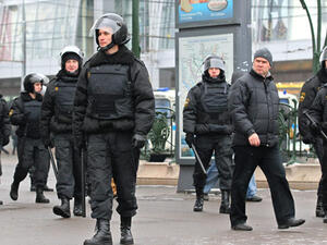 عناصر من قوات الامن الروسية