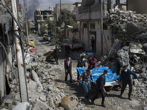 عشرات القتلى اثر تفجير داعش لمنازل في وسط الموصل