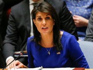 السفيرة الأميركية لدى الأمم المتحدة نيكي هيلي
