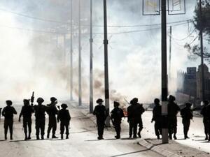 صدامات بين القوات الاسرائيلية ومحتجين فلسطينيين بعد تظاهرة في بيت لحم بالضفة الغربية المحتلة

