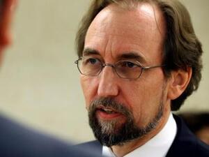 المفوض الاعلى لحقوق الانسان في الامم المتحدة زيد رعد الحسين