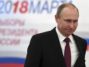 بوتين يفوز بانتخابات الرئاسة الروسية بنسبة 70% من الاصوات