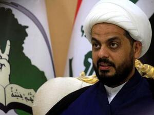 قيس الخزعلي قائد فصيل عصائب أهل الحق
