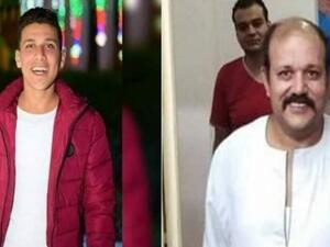 الأب القتيل عمادالمقدس49 سنه، وابنه ديفيد21سنه
