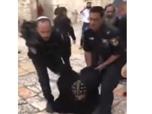 قوات اسرائيلية تعتدي بوحشية على رهبان اقباط في القدس