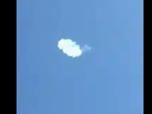 اعتراض صاروخ باليستي في سماء الرياض