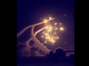 اعتراض صاروخ باليستي فوق الرياض