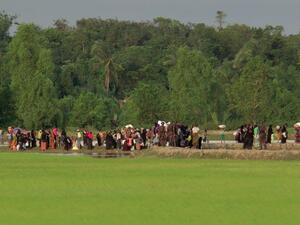 الروهينغا يحاولون الفرار لبنغلادش مع تجدد أعمال العنف في ميانمار

