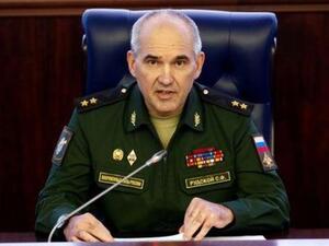 اللفتنانت جنرال سيرجي رودسكوي يتحدث في إيجاز صحفي في موسكو

