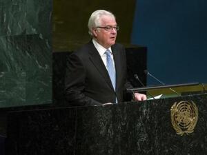 المبعوث الروسي في الأمم المتحدة فيتالي تشوركين