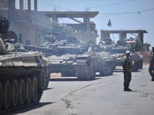 قوات موالية للرئيس السوري بشار الأسد في درعا
