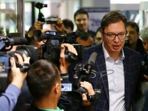 رئيس وزراء صربيا ألكسندر فوشيتش 
