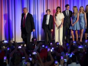 عائلة الرئيس الاميركي دونالد ترامب 
