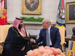 الرئيس الأمريكي دونالد ترامب وولي العهد السعودي الأمير محمد بن سلمان