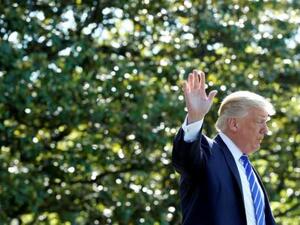 الرئيس الأمريكي دونالد ترامب