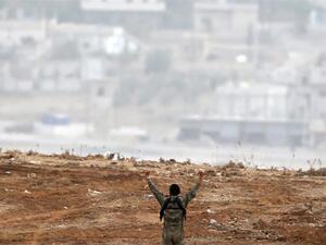 دبابة تركية قرب الحدود السورية