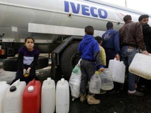 صهاريج توزع المياه في العاصمة دمشق
