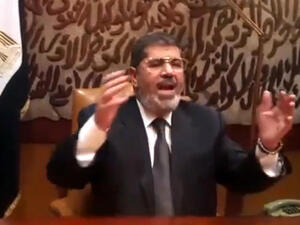 Former Egyptian President Mohamed Morsi (AFP)