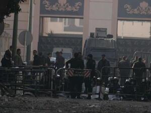 حراسات أمنية مشددة أمام مبنى وزارة الداخلية المصرية