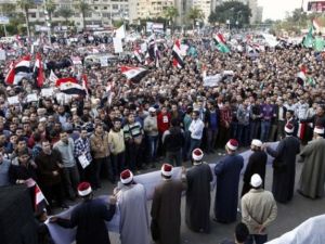 انصار جماعة الاخوان المسلمون يتظاهرون تأييدا للرئيس المصري في القاهرة/أ.ف.ب