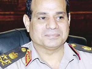 وزير الدفاع والإنتاج الحربي المصري، المشير عبد الفتاح السيسي