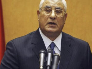 الرئيس المصري المؤقت عدلي منصور