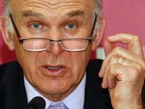 وزير الاعمال البريطاني فينس كيبل.
