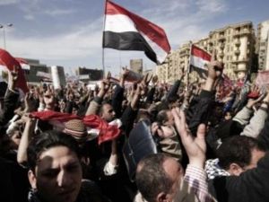 متظاهرون مصريون