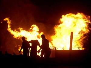 Gas blast