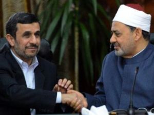 القليل من الترحيب بنجاد في الازهر 