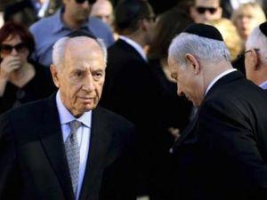 نتانياهو وبيريس