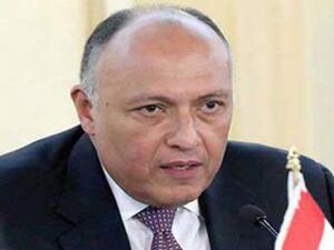  وزير الخارجية المصري سامح شكري