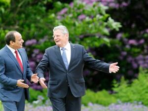  الرئيس الألماني يواخيم جاوك ونظيره المصري عبد الفتاح السيسي