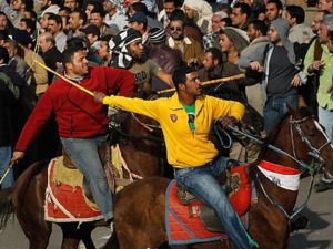 من المواجهات في ميدان التحرير