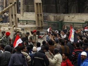 مشهد من ميدان التحرير السبت