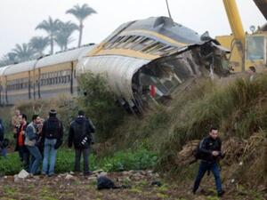مقتل وإصابة العشرات في حادث انقلاب قطار بمدينة البدرشين جنوب القاهرة/أ.ف.ب