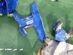 Images of debris believed to be from the lost EgyptAir flight from Paris were released on the official Facebook page for Egypt's military spokesman of the Armed Forces. (Facebook)